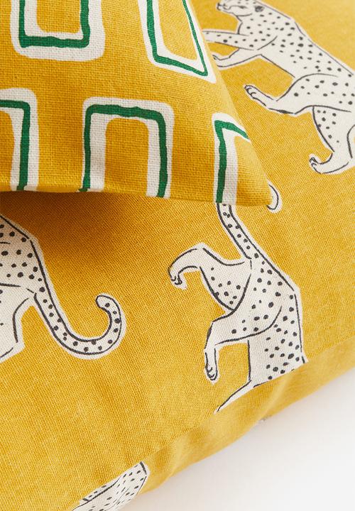 H&M - 2-Pack cotton cushion covers - yellow