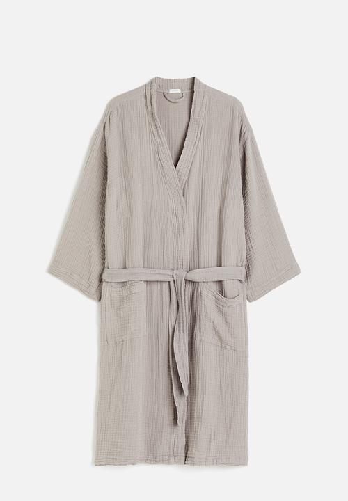 H&M - Muslin dressing gown - light mole