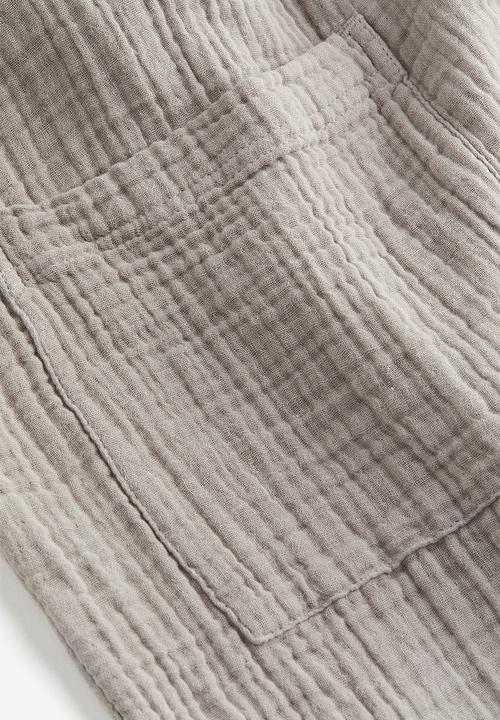 H&M - Muslin dressing gown - light mole