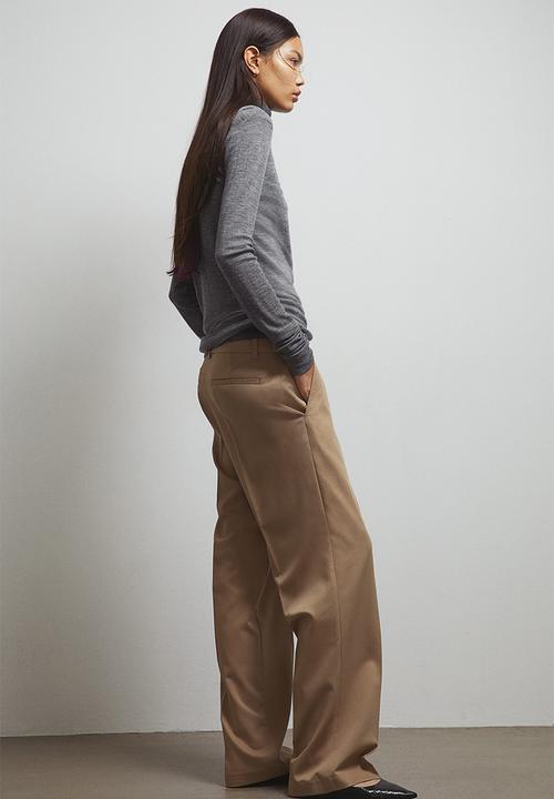 H&M - Tailored twill trousers - beige