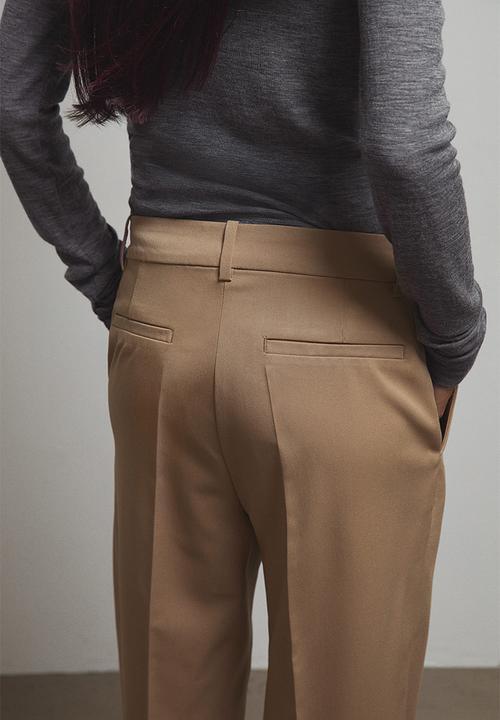 H&M - Tailored twill trousers - beige