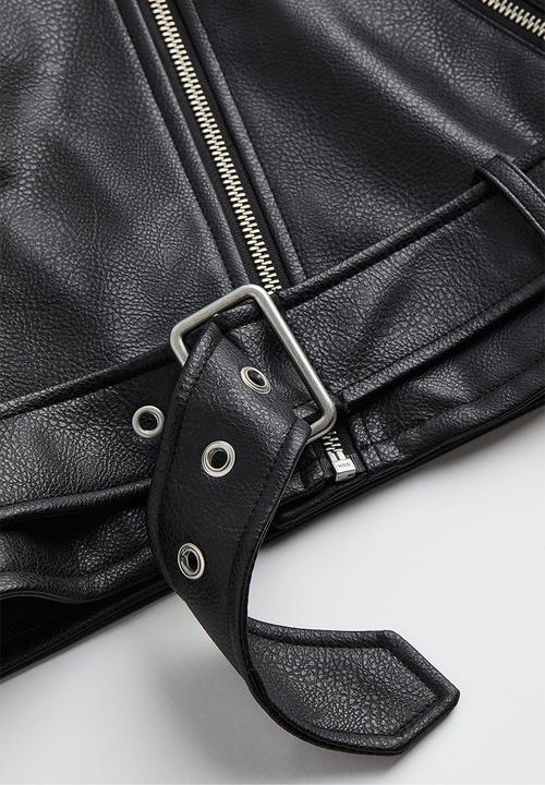 H&M - Biker jacket - black