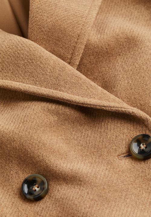 H&M - Double-breasted coat - beige