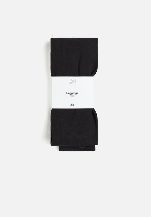 H&M - Cotton leggings - black