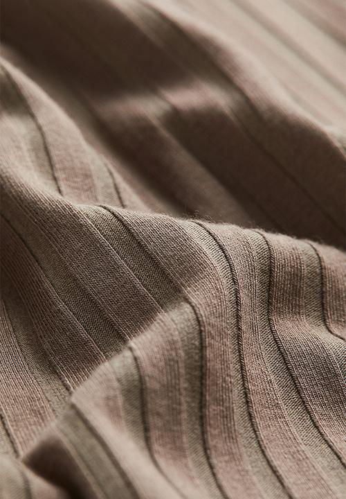 H&M - Ribbed skirt - beige