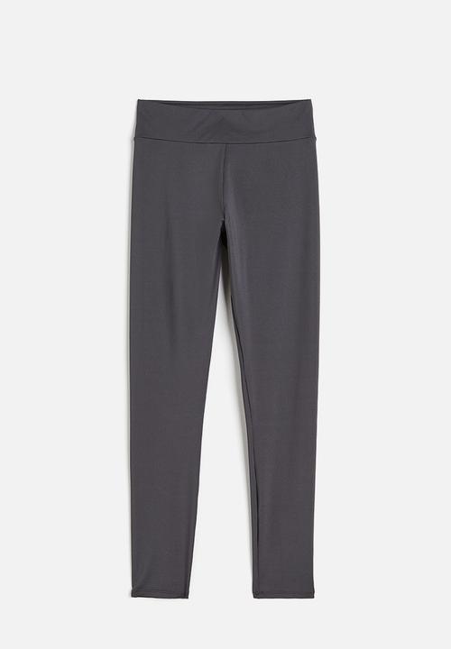 H&M - Microfibre leggings - dark grey