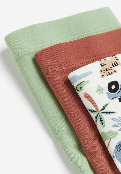H&M - 5-pack boxer shorts - multi green & brown