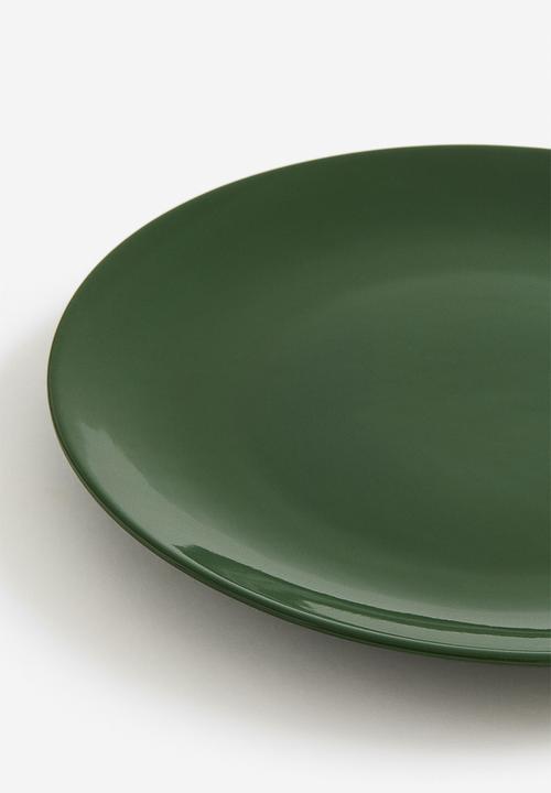 H&M - Porcelain plate - green