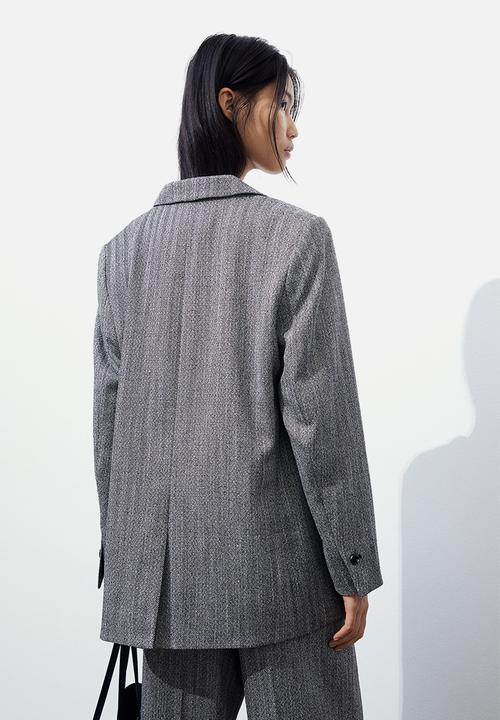 H&M - Single-breasted blazer - grey