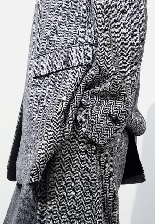 H&M - Single-breasted blazer - grey