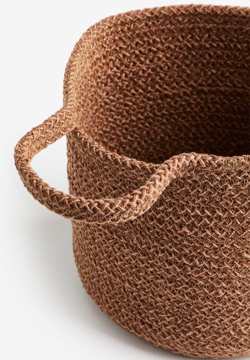 H&M - Cotton wall storage basket - brown