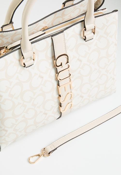 GUESS - Garrick satchel - stone