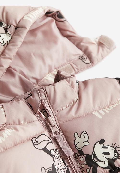 H&M - Patterned puffer jacket - pink