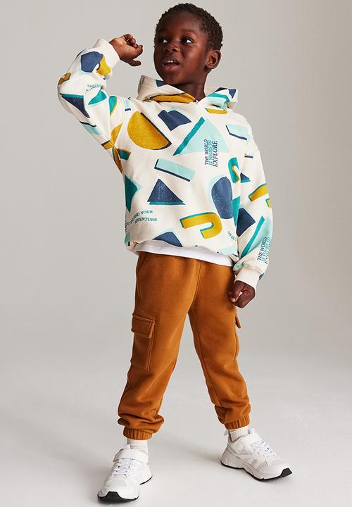 H&M - Printed hoodie - beige