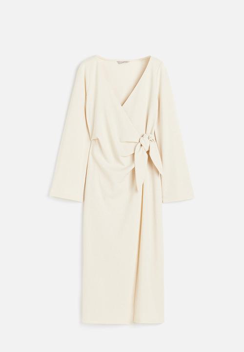 H&M - Jersey wrap dress - beige