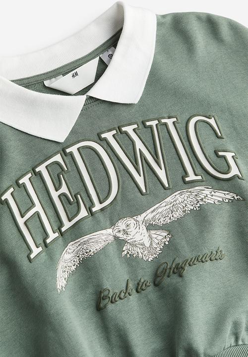 H&M - Oversized sweatshirt - green, multi