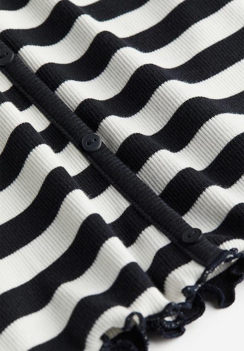 H&M - Long-sleeved jersey top - black