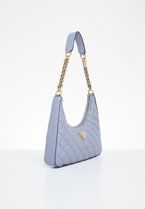 GUESS - Giully top zip shoulder bag - blue