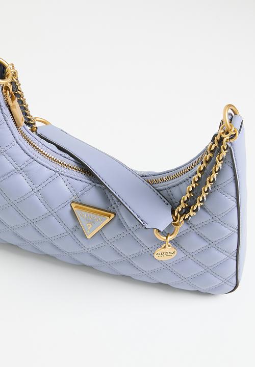 GUESS - Giully top zip shoulder bag - blue