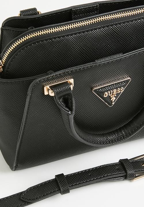 GUESS - Avis small satchel - black