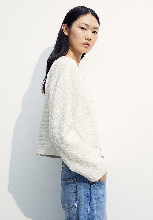 H&M - Bouclé jacket - white