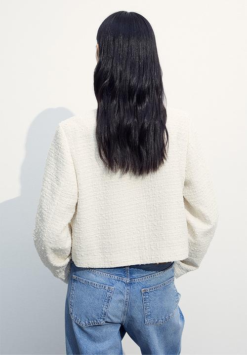 H&M - Bouclé jacket - white