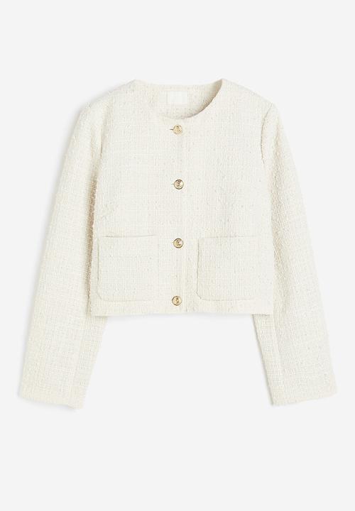 H&M - Bouclé jacket - white