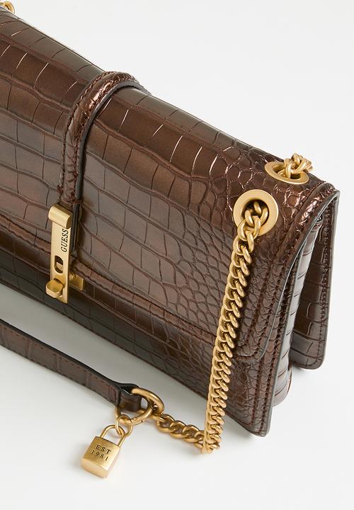 GUESS - James convertible xbody flap - brown