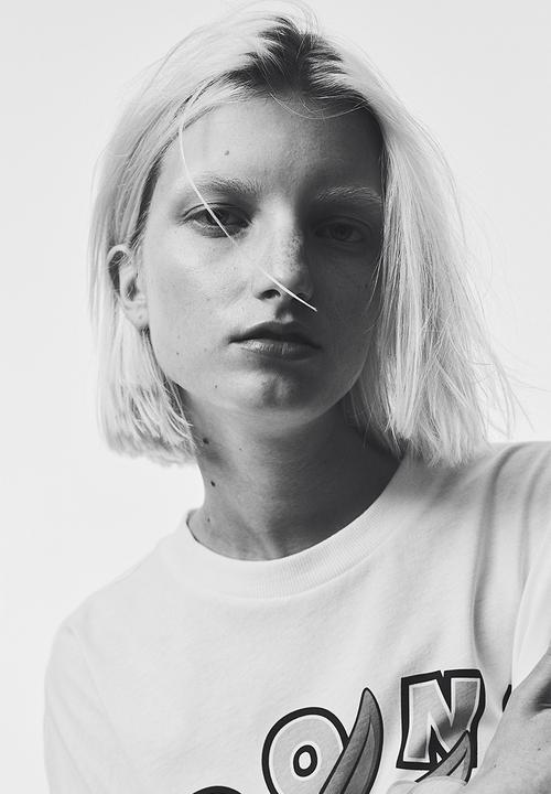 H&M - Oversized printed T-shirt - white