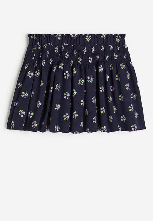 H&M - Floral skort - blue, multi