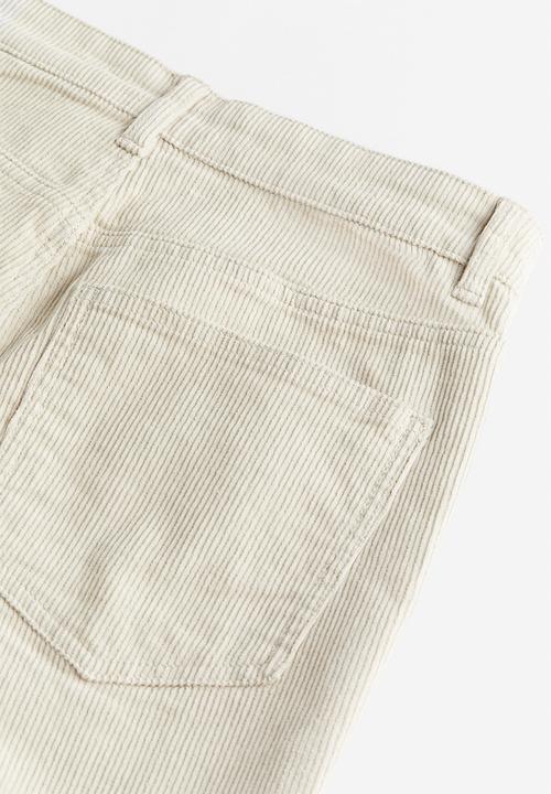 H&M - Corduroy trousers - beige