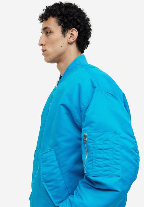 H&M - Loose fit bomber jacket - blue