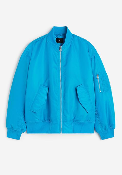 H&M - Loose fit bomber jacket - blue