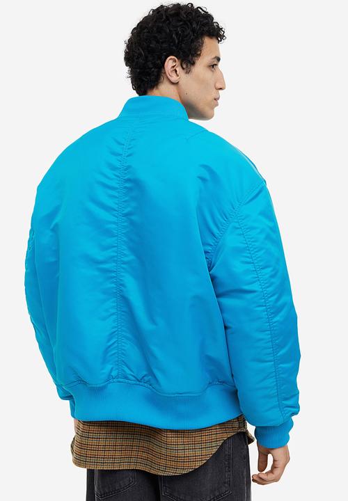H&M - Loose fit bomber jacket - blue