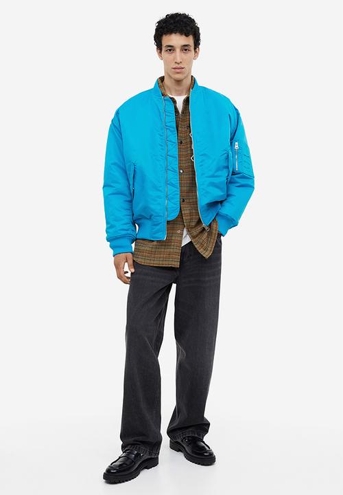 H&M - Loose fit bomber jacket - blue