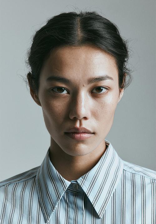 H&M - Oversized cotton shirt - blue