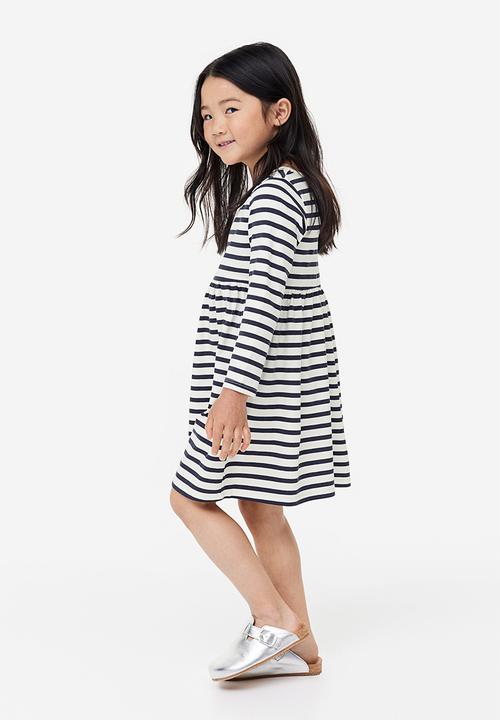 H&M - Patterned cotton dress - blue