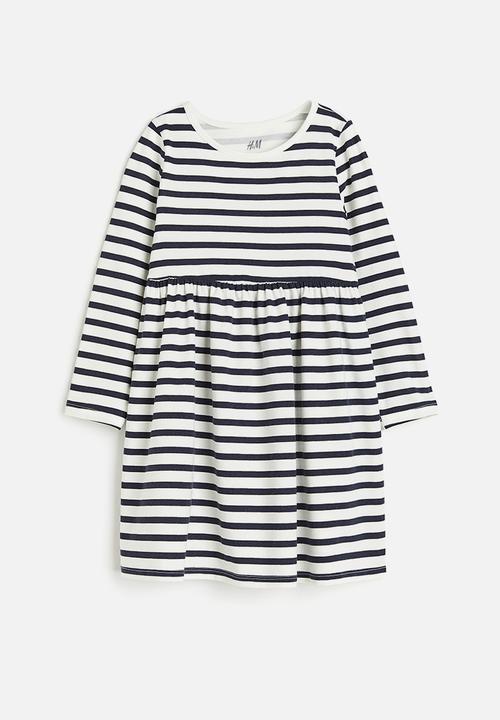 H&M - Patterned cotton dress - blue