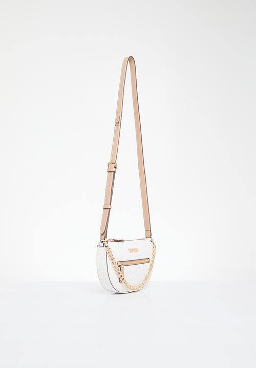 GUESS - Sylvester mini top zip - white
