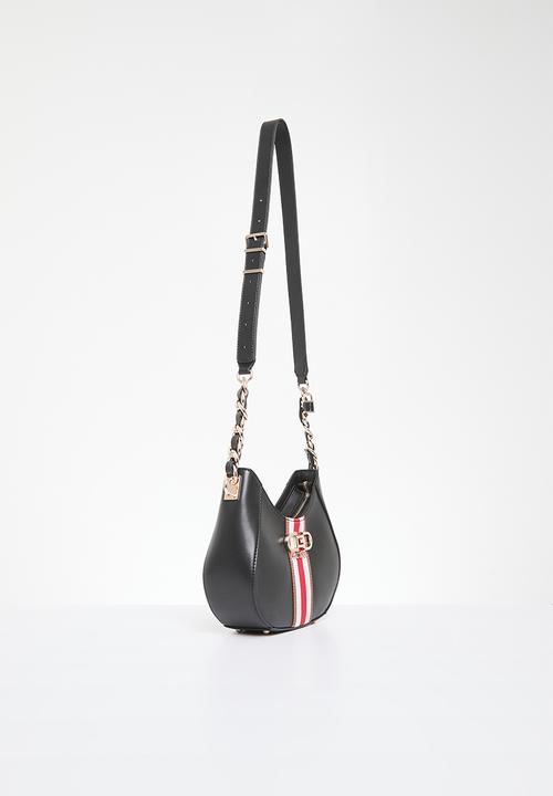 GUESS - Nelka top zip crossbody - black
