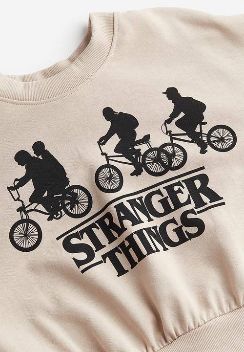 H&M - Oversized sweatshirt - beige multi