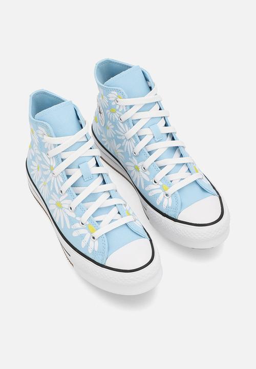 Converse - Chuck taylor all star lift platform floral - true sky/dandy lion/white