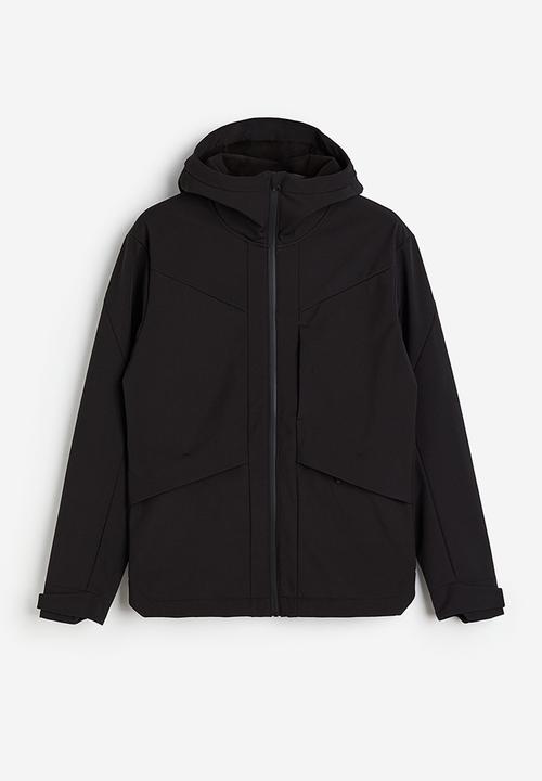 H&M - Water-repellent softshell jacket - black