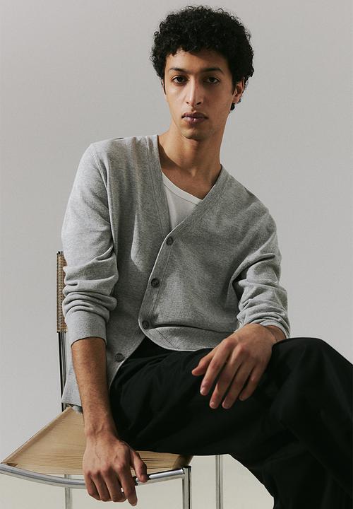 H&M - Cotton cardigan - grey