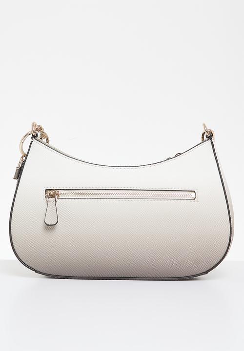 GUESS - Noelle top zip shoulder bag - grey