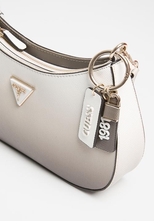 GUESS - Noelle top zip shoulder bag - grey