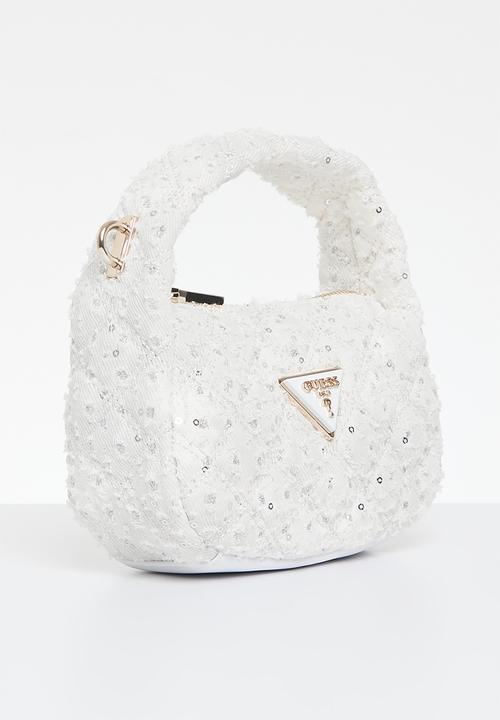 GUESS - Rianee quilt mini hobo - ivory