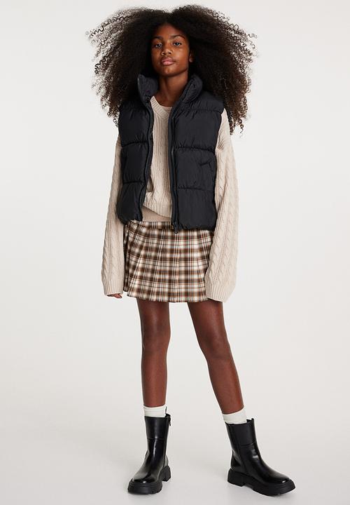 H&M - Puffer gilet - black