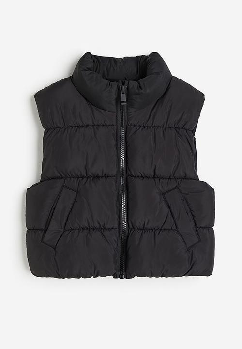H&M - Puffer gilet - black