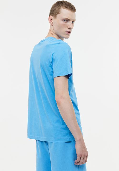 H&M - Regular fit printed T-shirt - blue